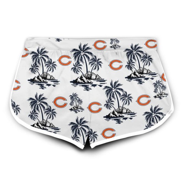 Chicago Bears Summer Collection V-neck Women T-shirt | Shorts BG702 - Image 4