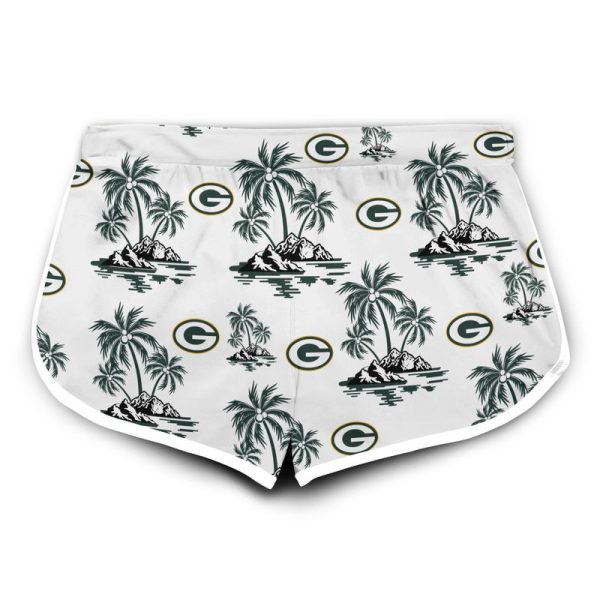 Green Bay Packers Summer Collection V-neck Women T-shirt | Shorts BG703 - Image 4