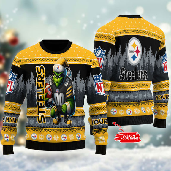 Pittsburgh Steelers NFL Ugly Christmas Woolen Sweaters SPTWSWEATER059