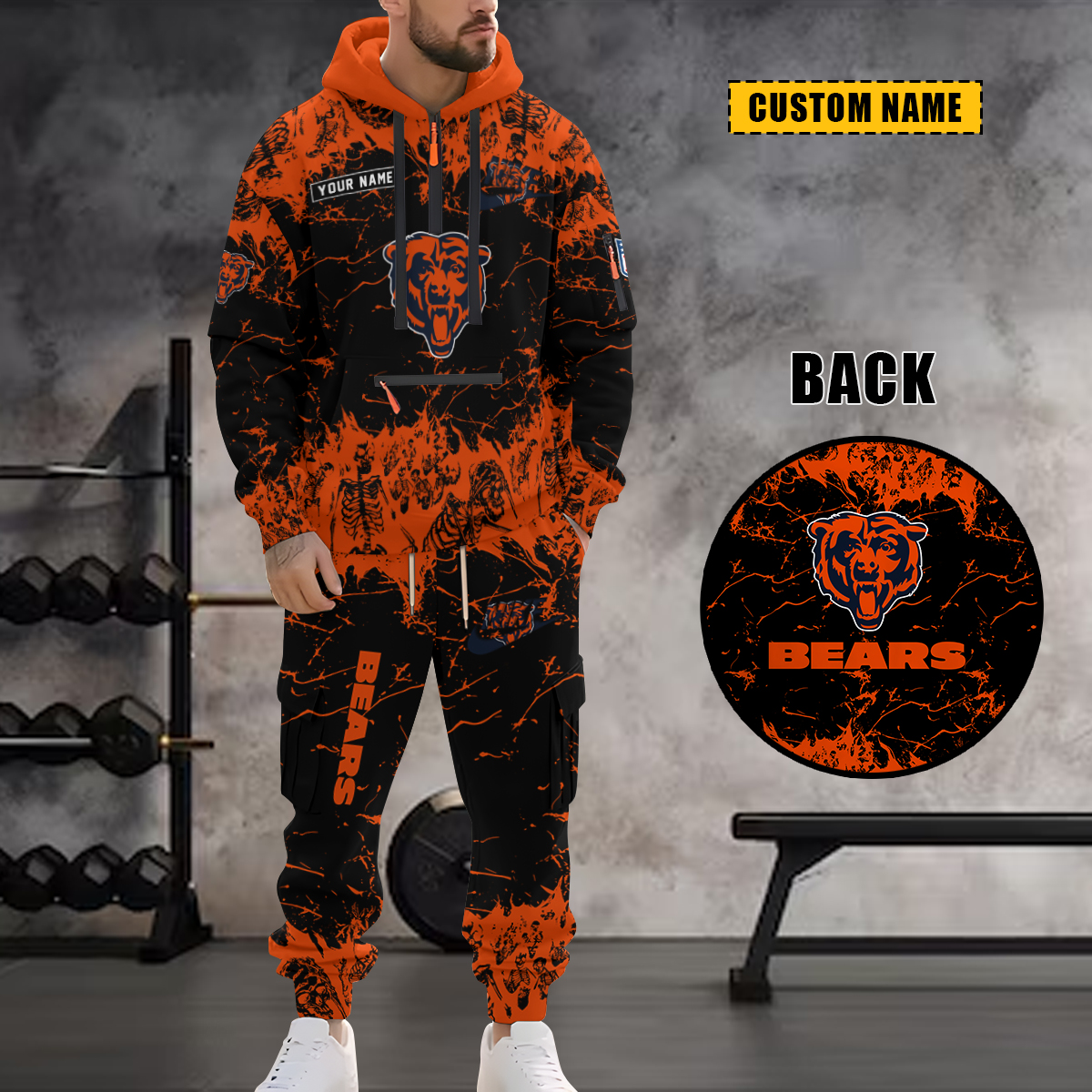 Chicago Bears Minimalist Active Set SPTMASHD199