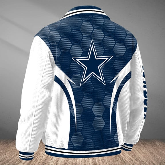 Dallas Cowboys Touchdown Classic Varsity Jacket SPTTCVJ041 - Image 2