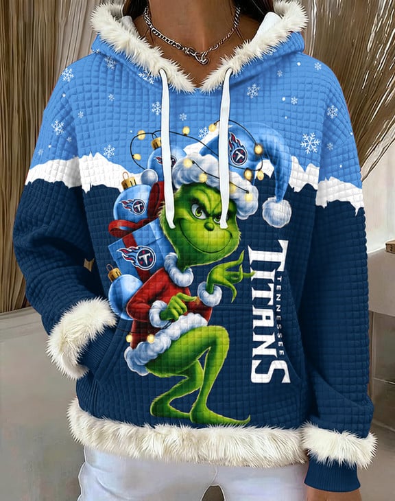 Tennessee Titans Fuzzy Trim Hoodie SPTFTH095