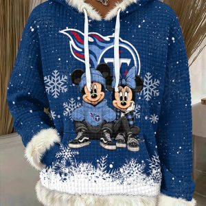 Tennessee Titans Fuzzy Trim Hoodie SPTFTH031