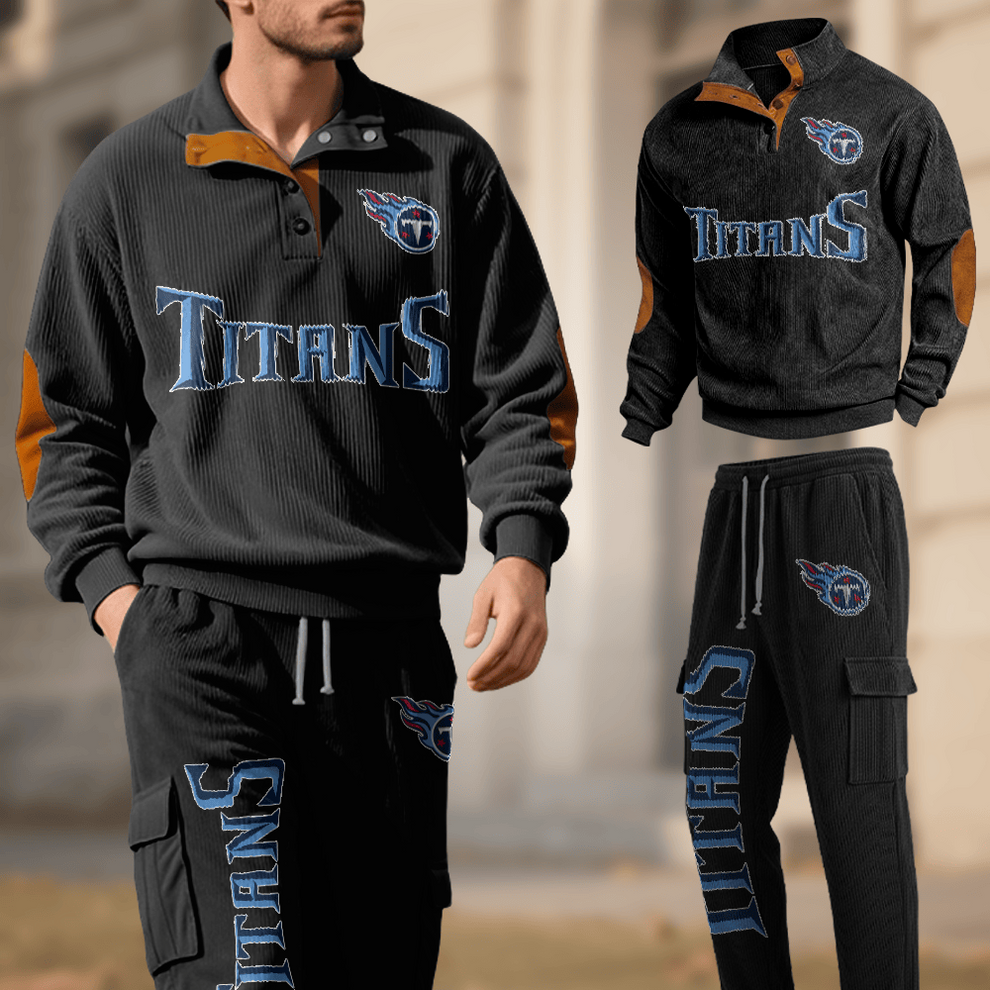 Tennessee Titans Corduroy Work Suit Set SPTCWSS031