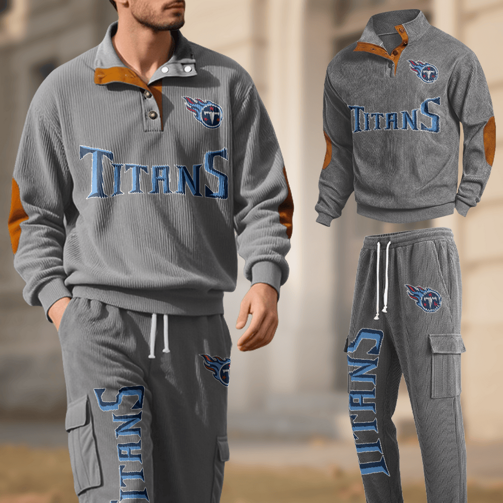 Tennessee Titans Corduroy Work Suit Set SPTCWSS031 - Image 3